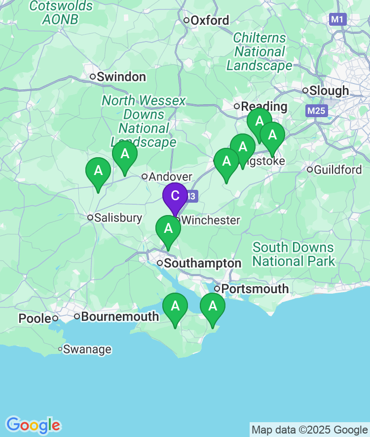 Winchester Available Airport Options